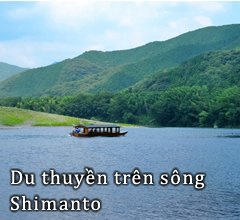 Du thuyền trên sông Shimanto