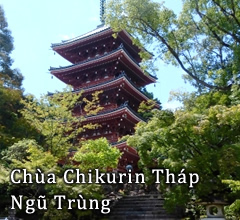 Chùa Chikurin Tháp Ngũ Trùng